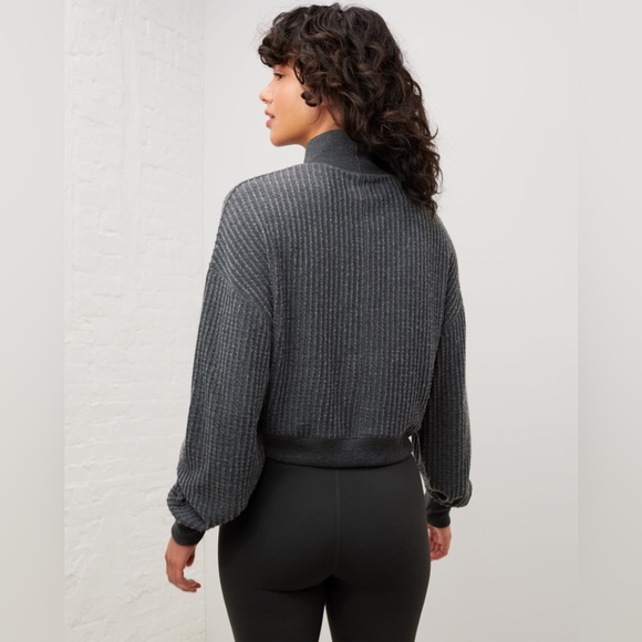 UpWest Cozy Up Thermal Mockneck UpWest gray NWT UW2 - Picture 3 of 6